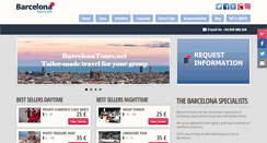 Desktop Screenshot of barcelonatours.net